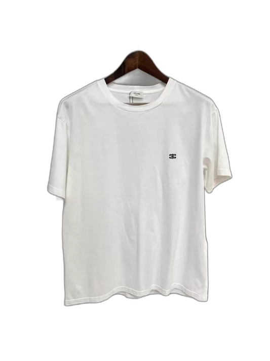 Celine Small Logo Short Sleeve T-Shirt