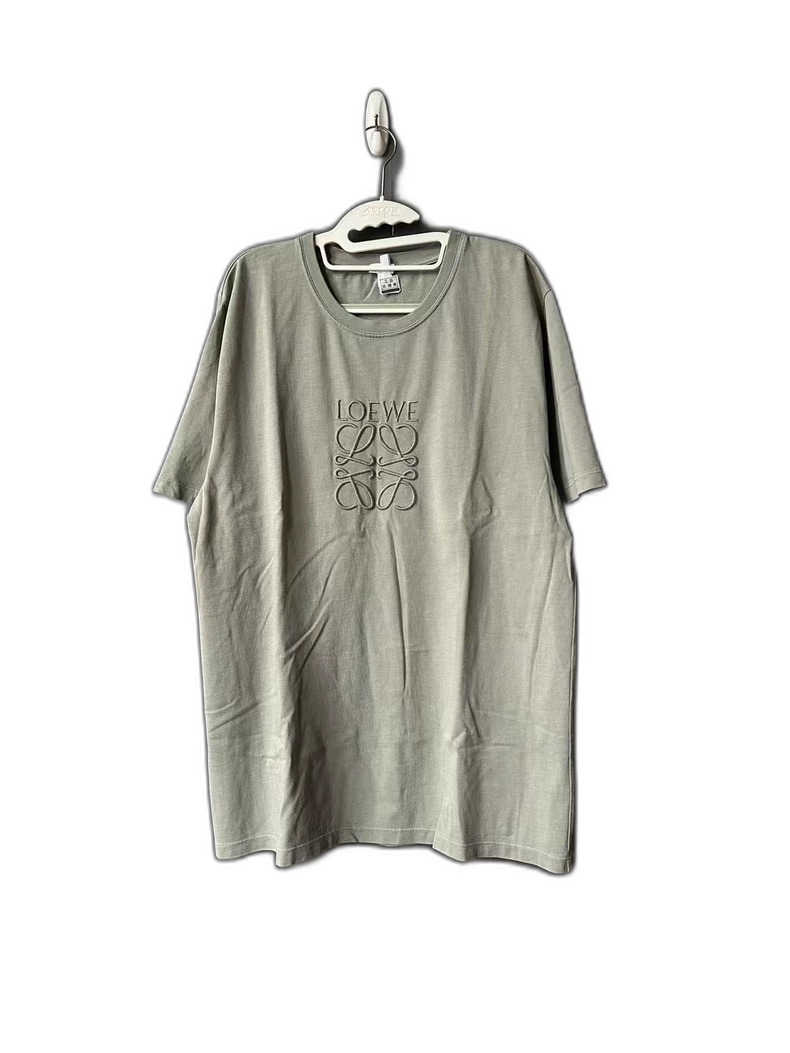LOEWE Embroidered Logo Short Sleeve Tee