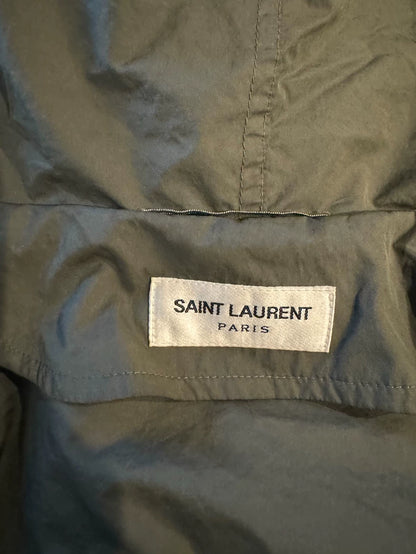 Saint Laurent Military Windproof Hooded Jacket