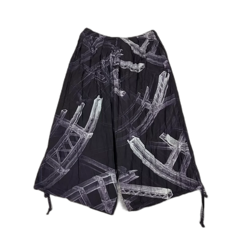 Yohji Yamamoto Pants with Graphic Design