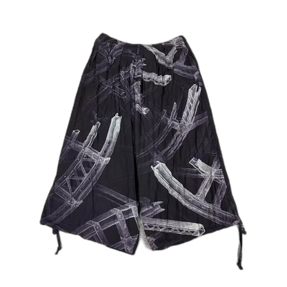 Yohji Yamamoto Pants with Graphic Design