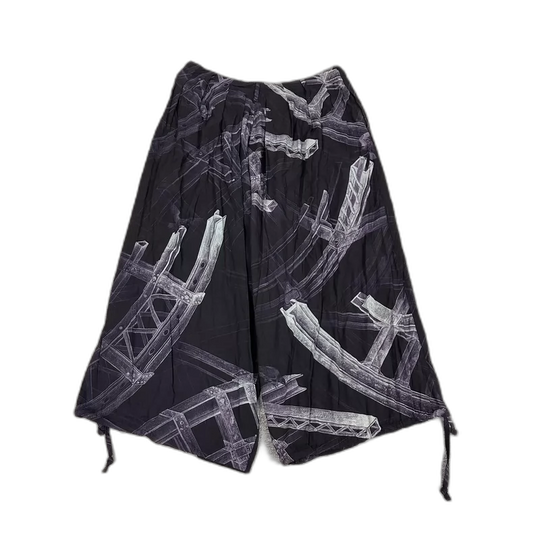Yohji Yamamoto Pants with Graphic Design
