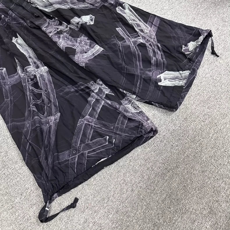 Yohji Yamamoto Pants with Graphic Design