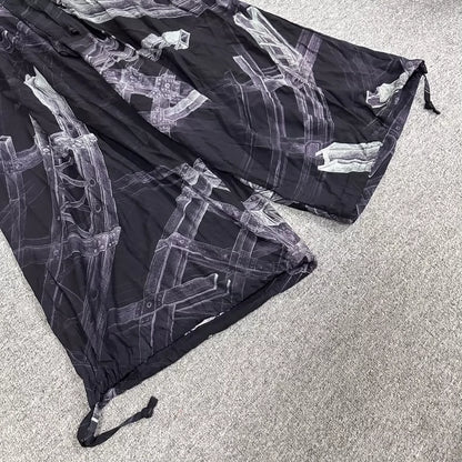 Yohji Yamamoto Pants with Graphic Design