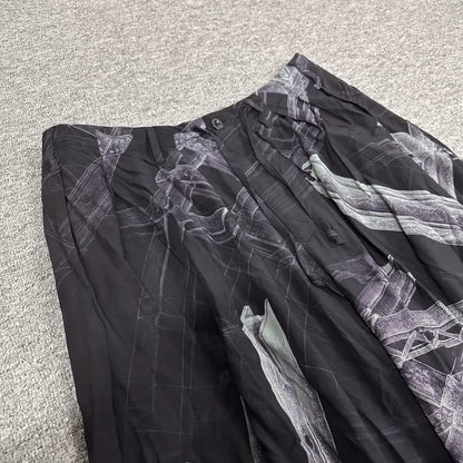Yohji Yamamoto Pants with Graphic Design