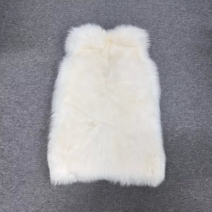 YSL SLP Faux Fur Vest Size 38