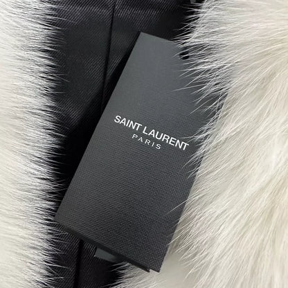 YSL SLP Faux Fur Vest Size 38