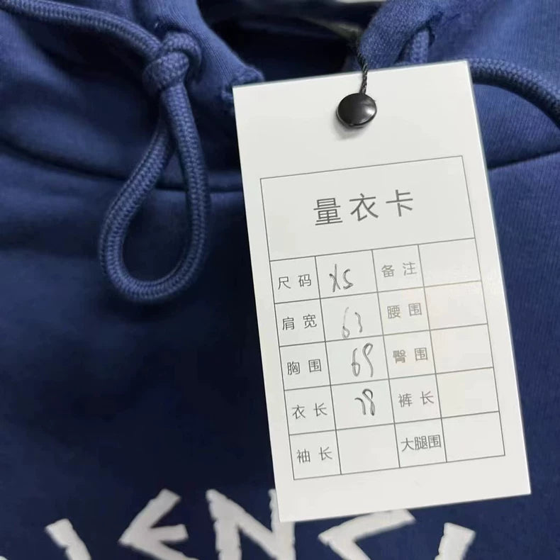 Balenciaga Blue Distressed Hoodie for Athletes
