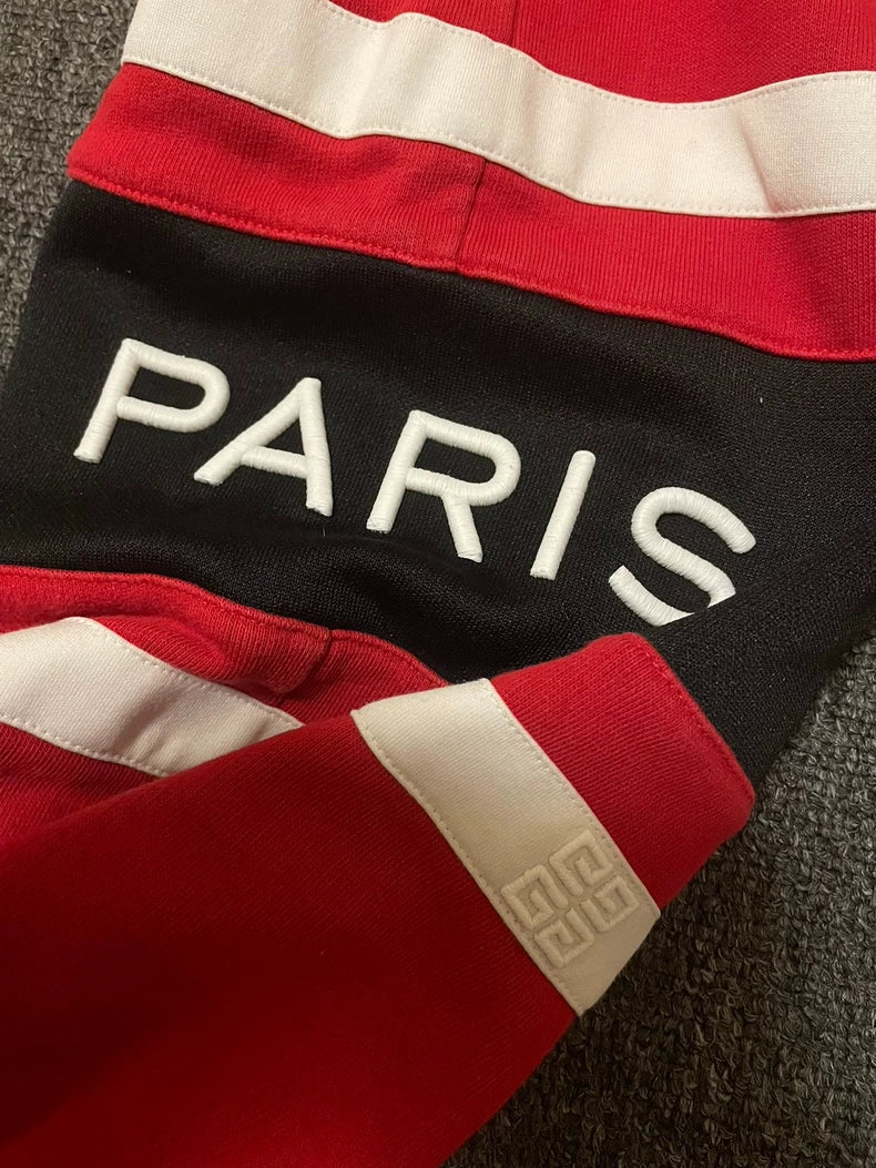 Givenchy Red Embroidered Sweatpants-yf