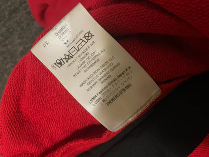 Givenchy Red Embroidered Sweatpants-yf