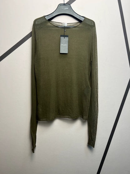Saint Laurent Spring Summer Sheer Top