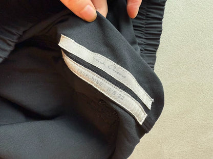 Rick Owens Black Straight-leg Pants