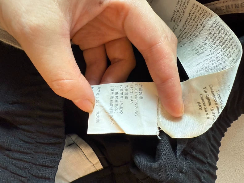 Rick Owens Black Straight-leg Pants