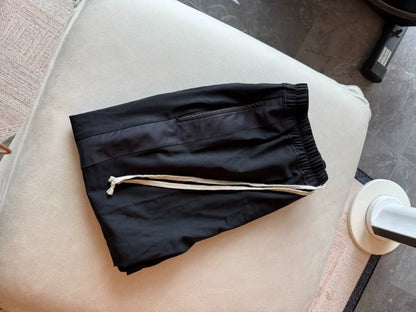 Rick Owens Black Straight-leg Pants