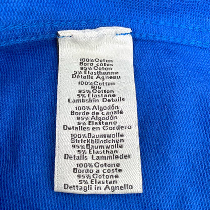 Hermes Blue Robot Embroidery Cotton T-shirt