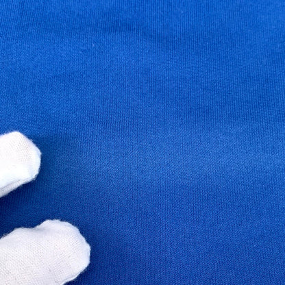 Hermes Blue Robot Embroidery Cotton T-shirt