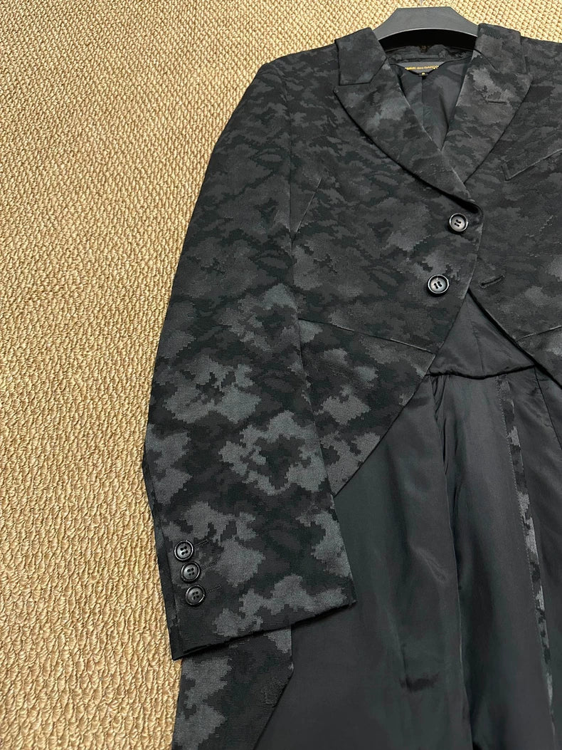 Comme des Garcons Embroidered Cocoon Coat