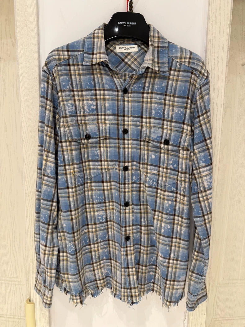 Saint Laurent 2016 Runway Check Shirt