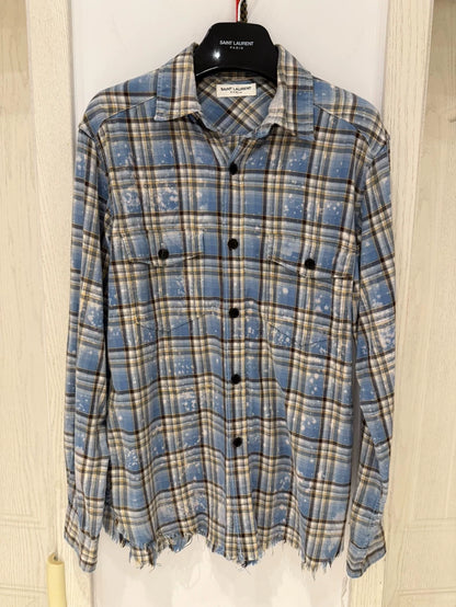 Saint Laurent 2016 Runway Check Shirt