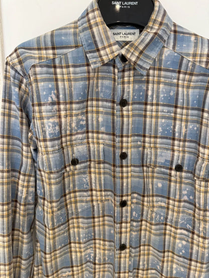 Saint Laurent 2016 Runway Check Shirt
