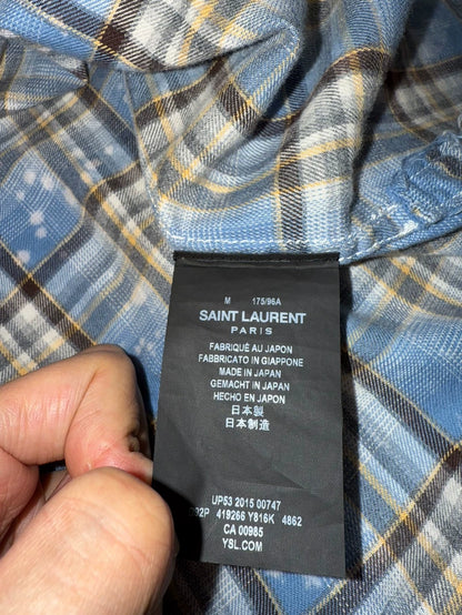 Saint Laurent 2016 Runway Check Shirt