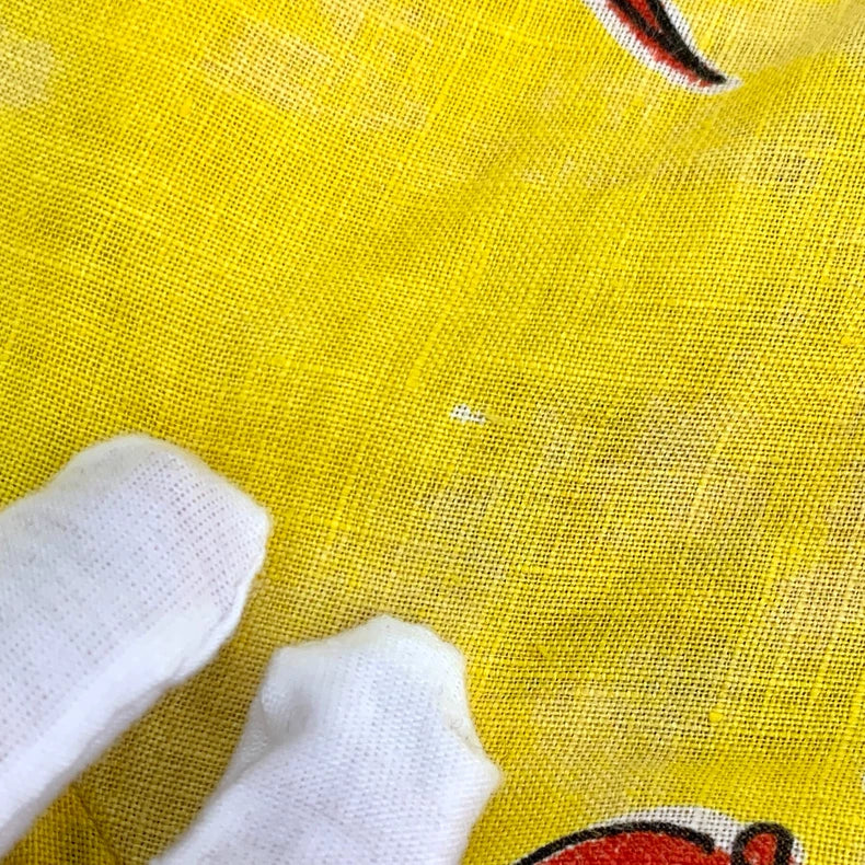 Loewe Yellow Animal Print Short Sleeve Shirt