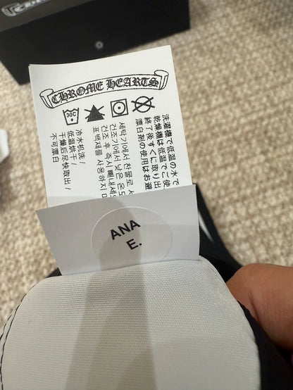 Chrome Hearts Black Drawstring Beach Shirt