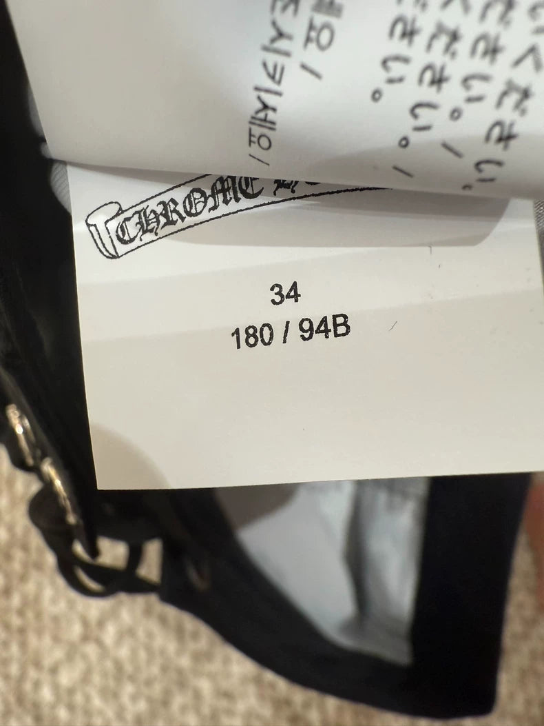 Chrome Hearts Black Drawstring Beach Shirt