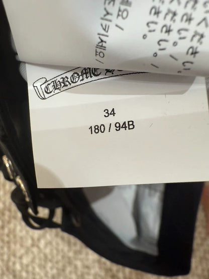 Chrome Hearts Black Drawstring Beach Shirt