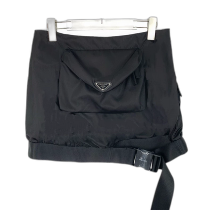 Prada Black Pocket Midi Skirt