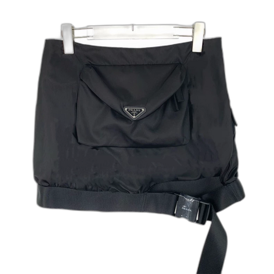 Prada Black Pocket Midi Skirt