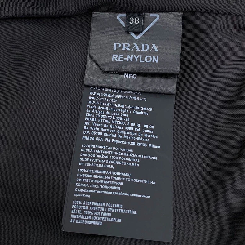 Prada Black Pocket Midi Skirt