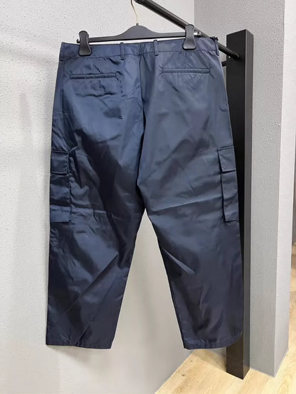 Prada Black Recycled Nylon Sports Pants