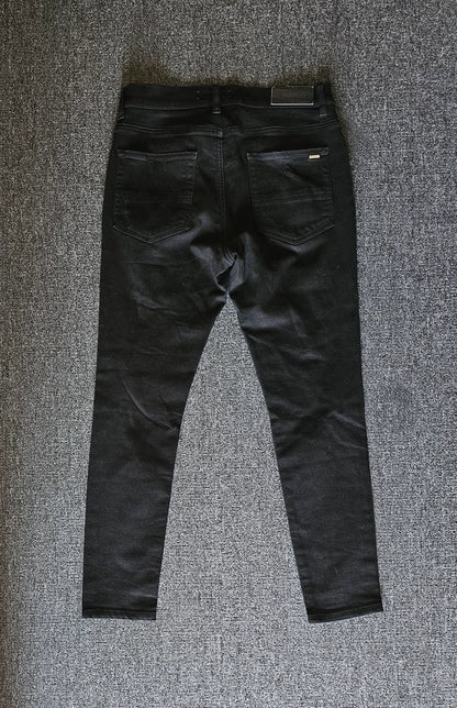 Amiri Black Distressed Denim Jeans-yf