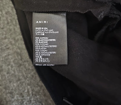 Amiri Black Distressed Denim Jeans-yf