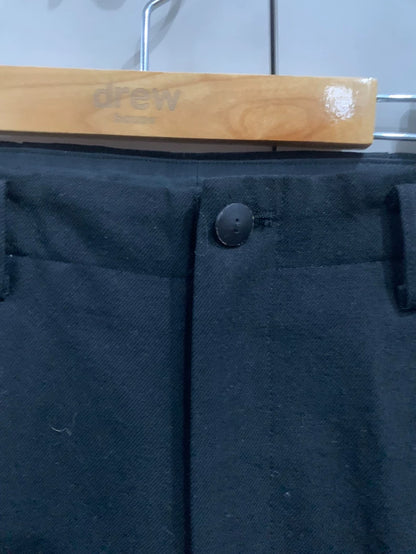 Yohji Yamamoto Black Pleated Trousers