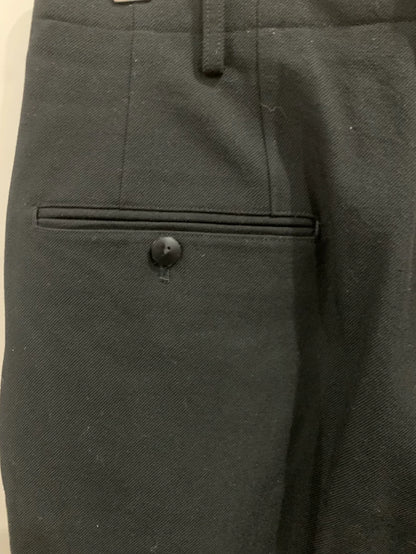 Yohji Yamamoto Black Pleated Trousers