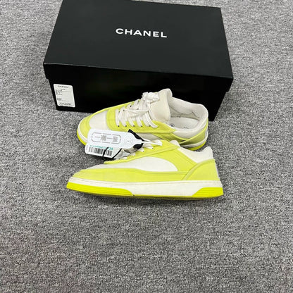 Chanel Yellow Casual Sneakers