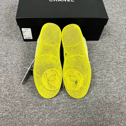 Chanel Yellow Casual Sneakers