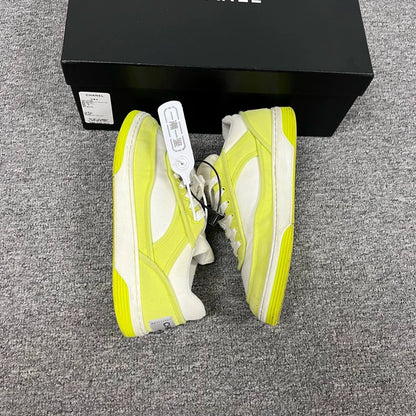 Chanel Yellow Casual Sneakers