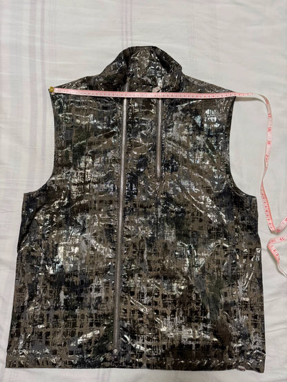 Hermes Camo Pattern Sleeveless Vest