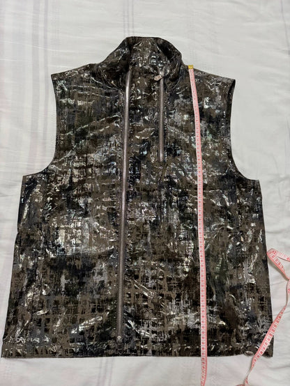 Hermes Camo Pattern Sleeveless Vest