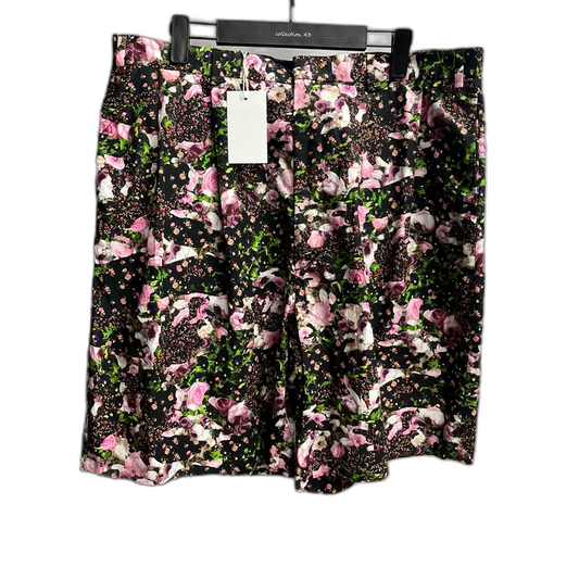 Givenchy Colorful Floral Print Logo Shorts