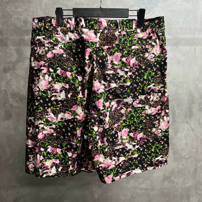 Givenchy Colorful Floral Print Logo Shorts
