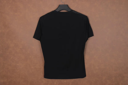 Prada Black Nylon Logo Short Sleeve Shirt-yf
