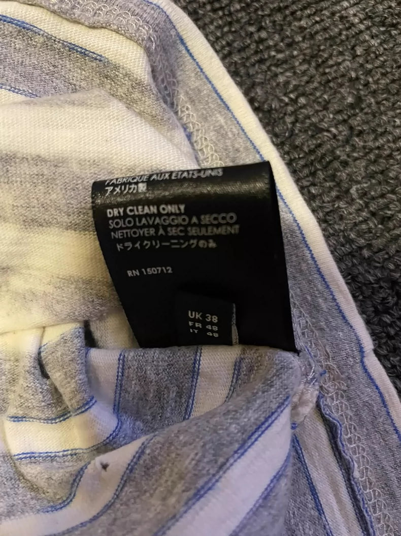 AMIRI Distressed Striped Oversized T-Shirt-yf