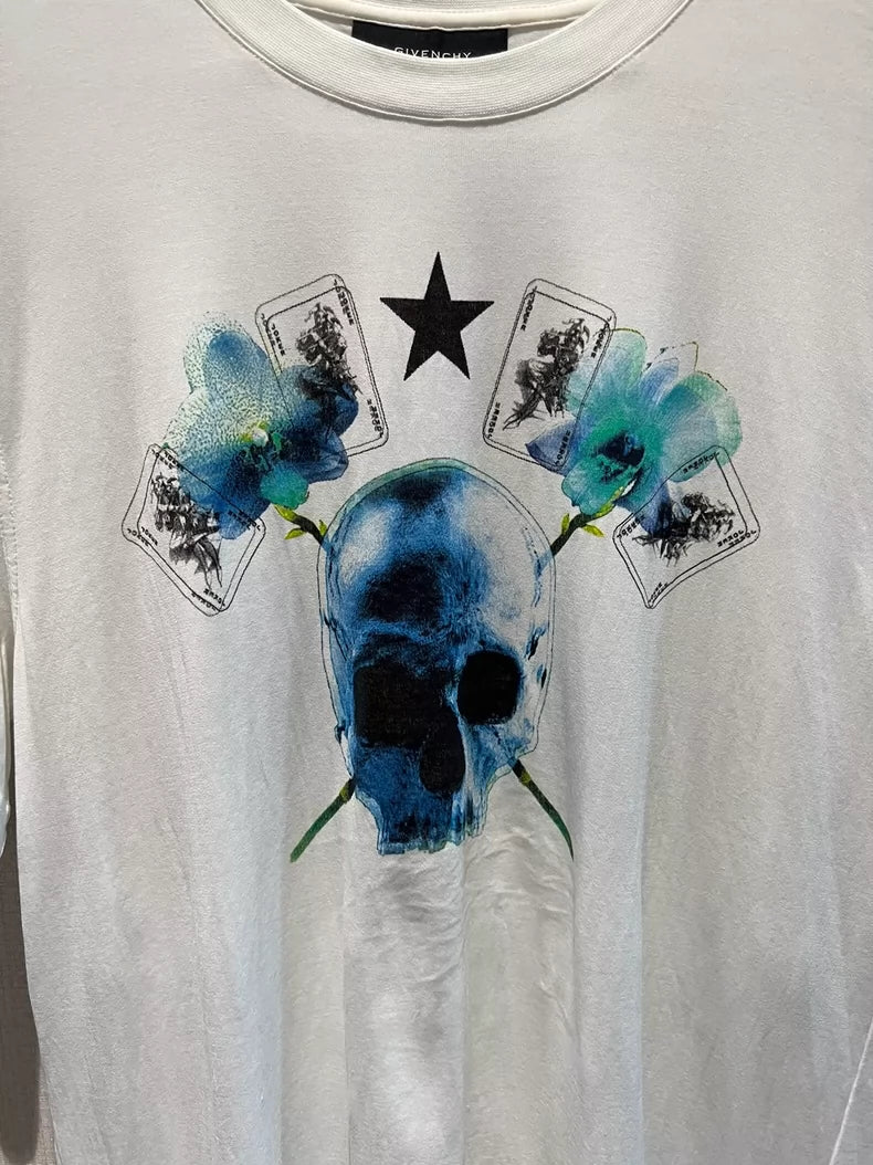 Givenchy Skull Print Short Sleeve T-Shirt