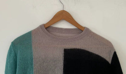 Rick Owens Color Blocked Sweater