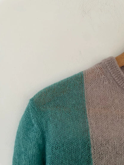 Rick Owens Color Blocked Sweater