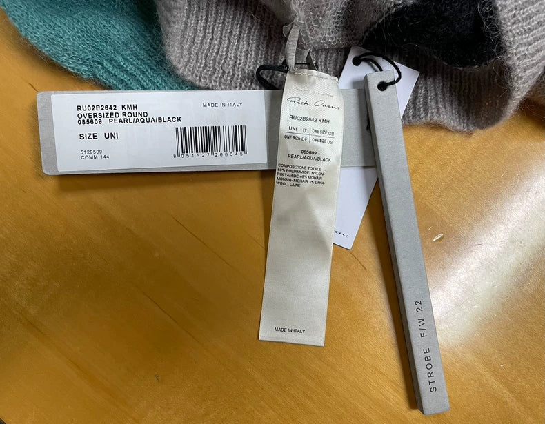 Rick Owens Color Blocked Sweater